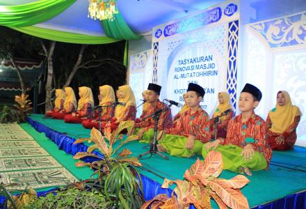 Pengajian Tasyakuran renovasi masjid di Dusun Bungsing